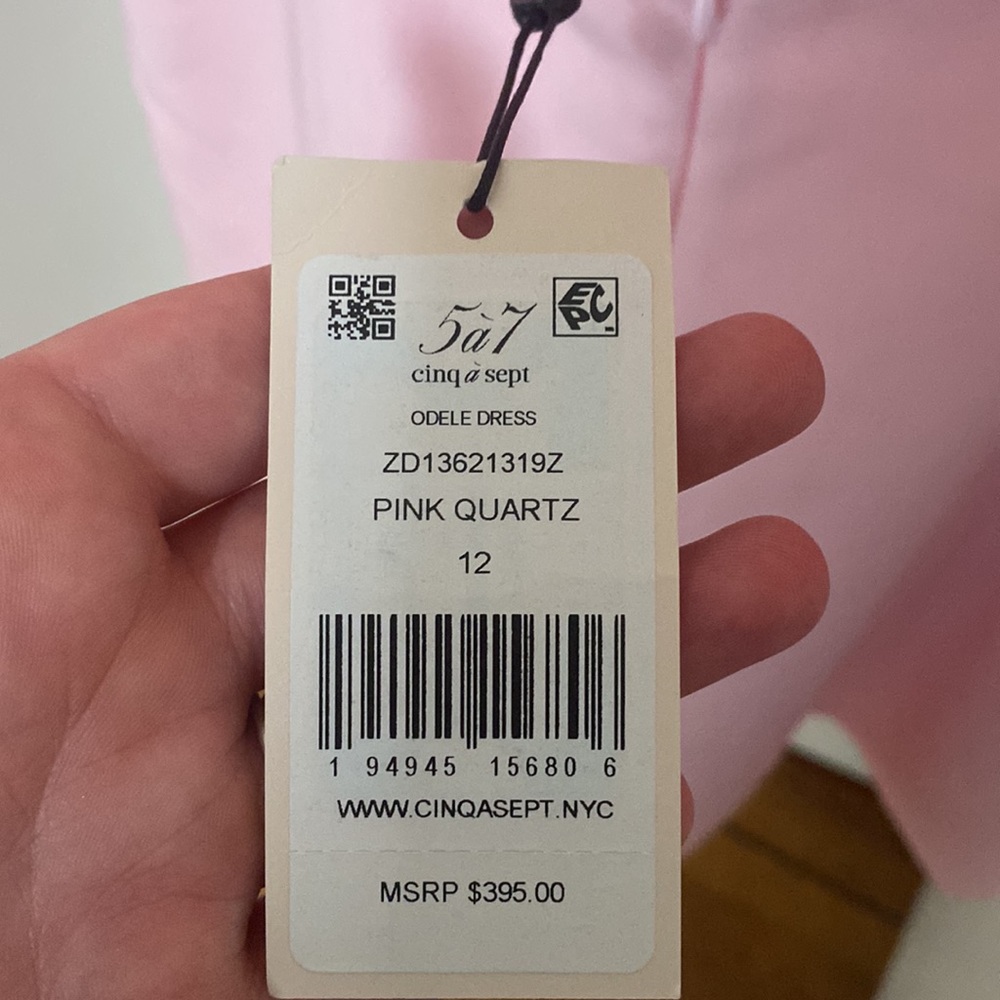 Cinq a Sept Odell Dress Size 12 Pink - Picture 3 of 4